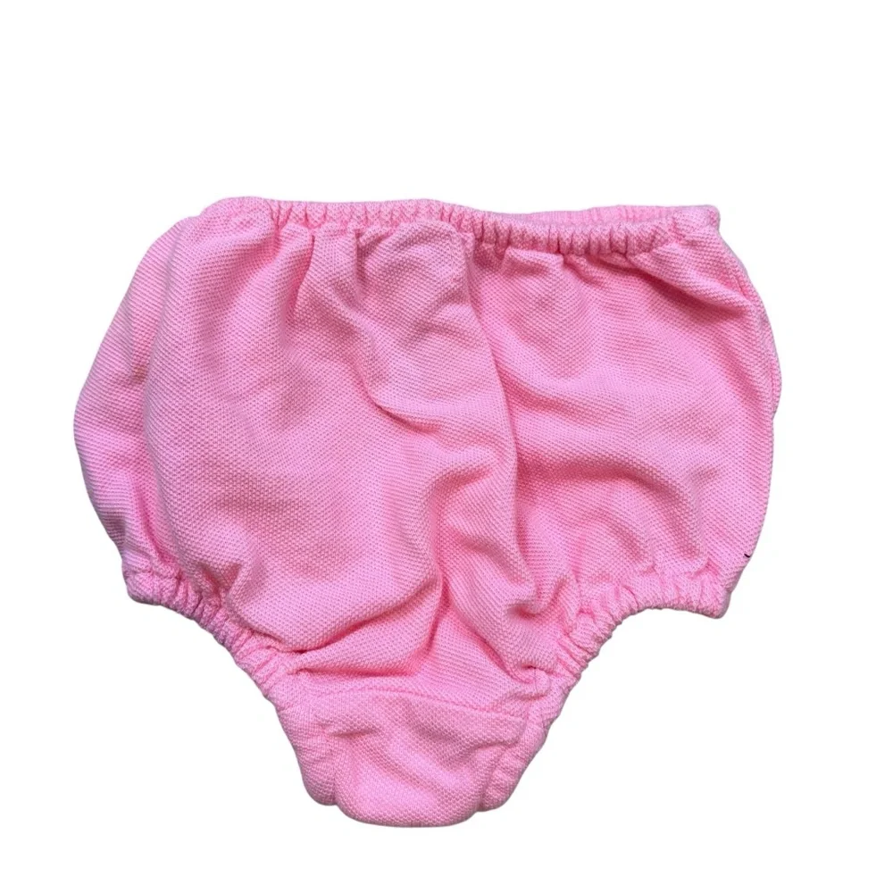 Lot‎ of Two Pair Ralph Lauren Pink Infant Bloomers Size 3 and 9 Months
